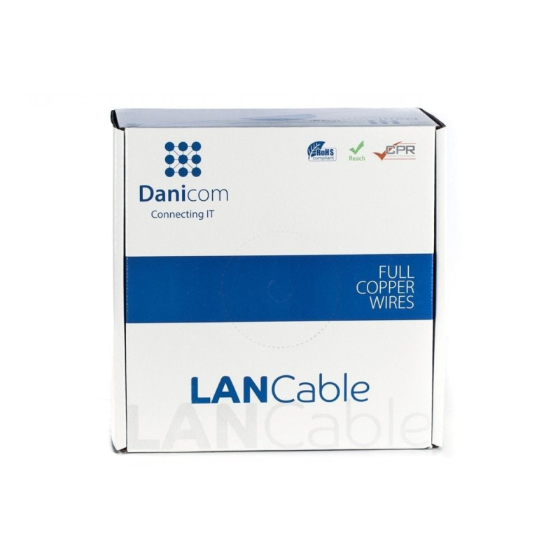 CAT8 S/FTP 50m Starrleiter - LSZH (Dca)