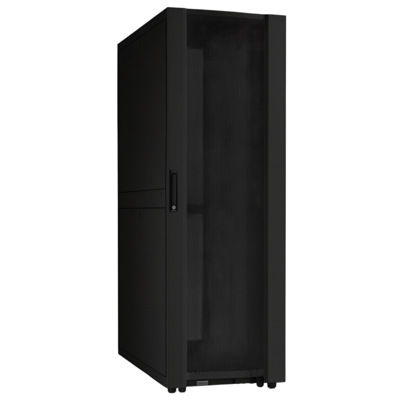 48 HE 19” Datacenter Serverschrank, mit perforierter Fronttür (BxTxH) 800 x 1000 x 2250mm