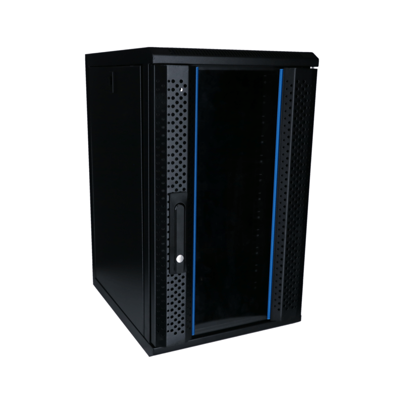 12 HE, 10” Serverschrank, mit Glastür (BxTxH)  370x450x618mm