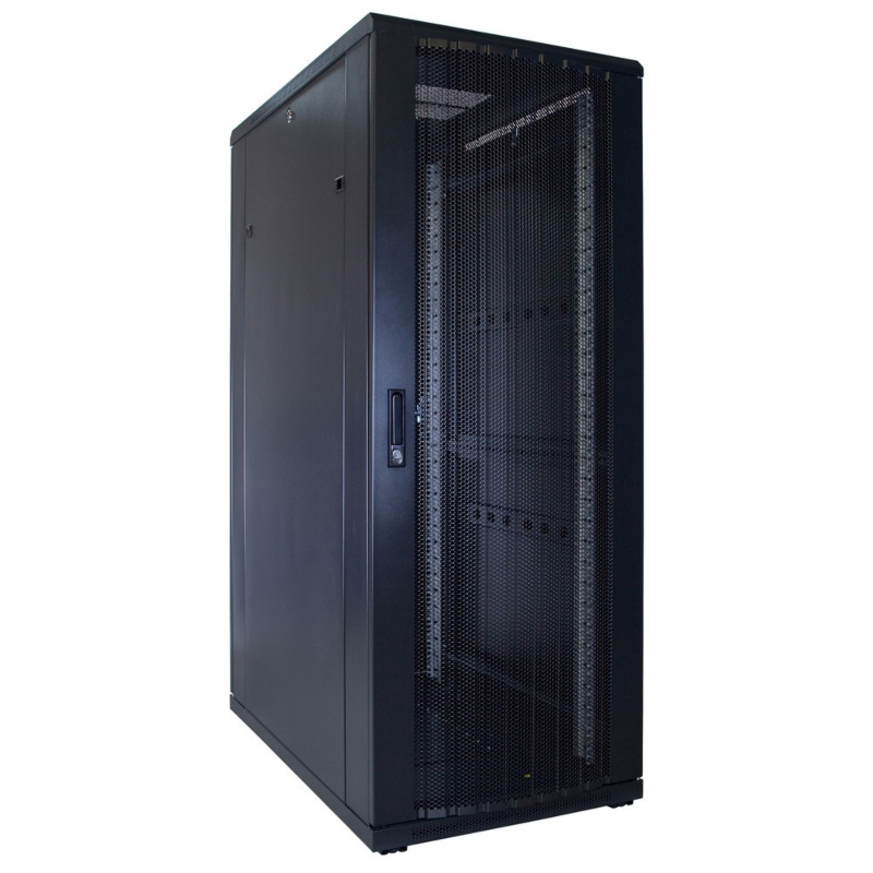 32 HE 19” Serverschrank, mit perforierter Fronttür (BxTxH) 600 x 1200 x 1600mm