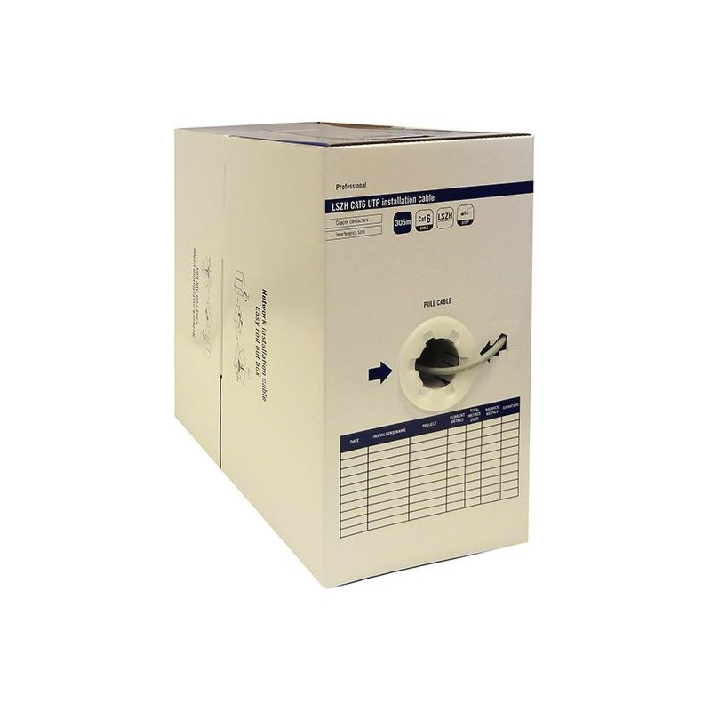 Alfaco CAT6 UTP 305m Starrleiter - LSZH (Eca)