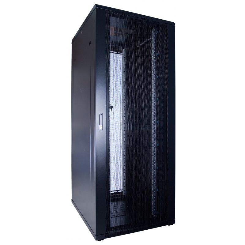 47 HE 19” Serverschrank, mit perforierter Fronttür (BxTxH) 600 x 1000 x 2200mm 