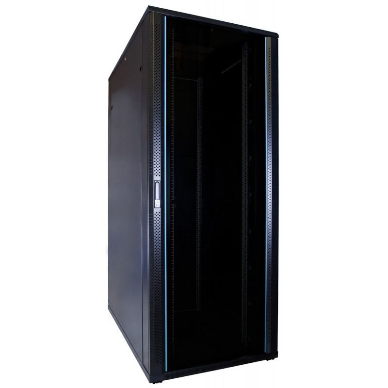 47 HE 19” Serverschrank, mit Glastür (BxTxH) 800x1200x2200mm