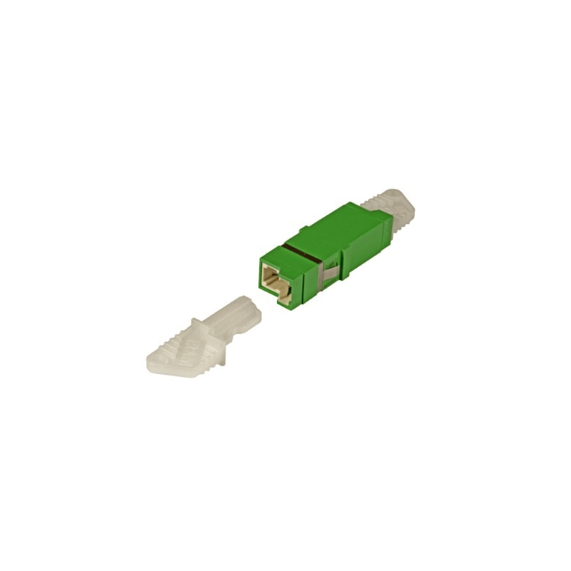 Singlemode Keystone Kupplung E2000-E2000 simplex grün