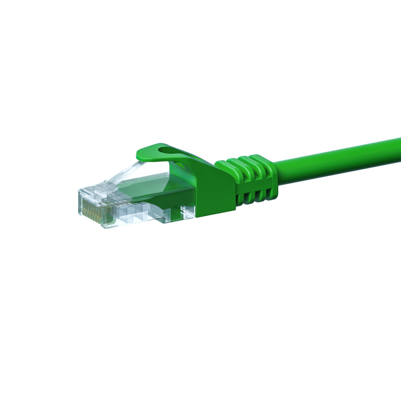 CAT 5e Netzwerkkabel U/UTP – 5 Meter -  Grün  - CCA