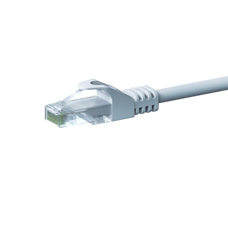 CAT5e Netzwerkkabel, U/UTP, 20 meter, Weiß, 100% Kupfer