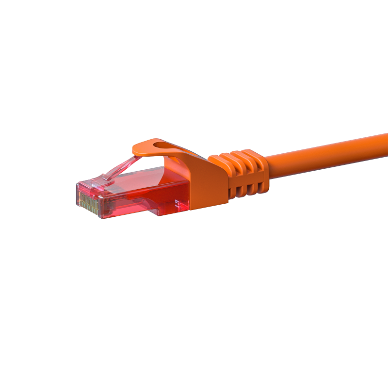 CAT6 Netzwerkkabel 100% Kupfer - U/UTP - 3 Meter - Orange