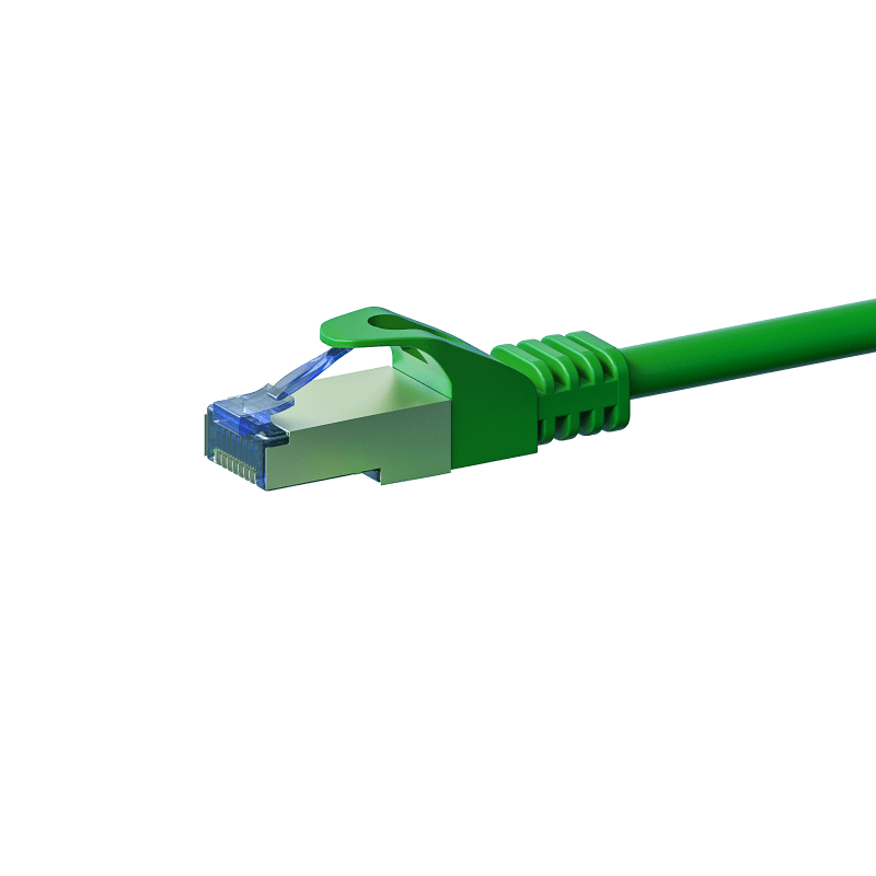 CAT 6a Netzwerkkabel LSOH - S/FTP - 2 Meter - Grün