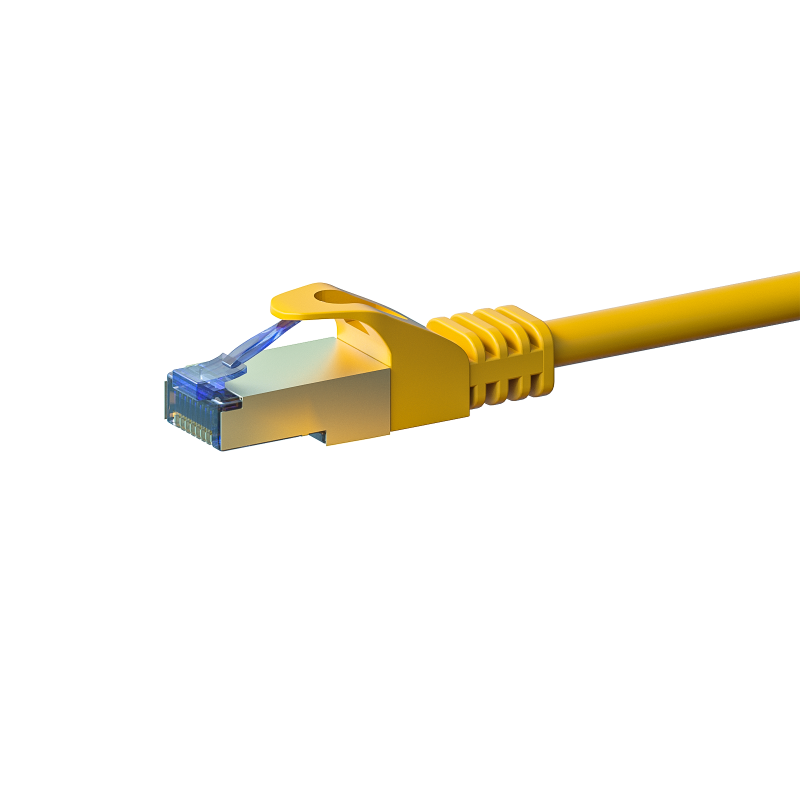 CAT 6a Netzwerkkabel LSOH - S/FTP - 2 Meter - Gelb