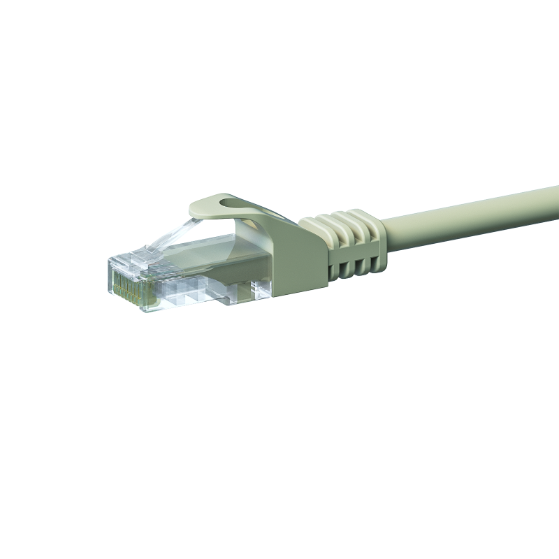 CAT 5e Netzwerkkabel U/UTP – 1,50 Meter -  Grau - CCA