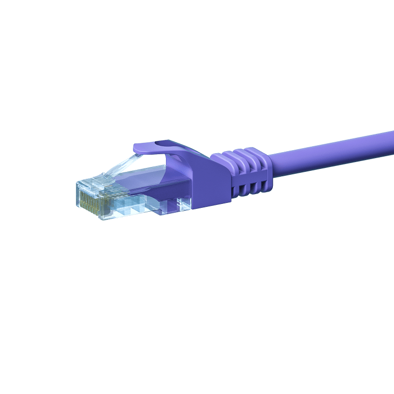 CAT 5e Netzwerkkabel U/UTP – 10 Meter -  Violett - CCA