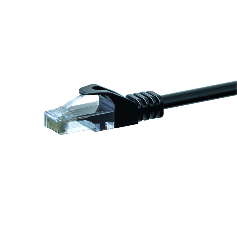 CAT 6 Netzwerkkabel U/UTP - 5 Meter - Schwarz - CCA