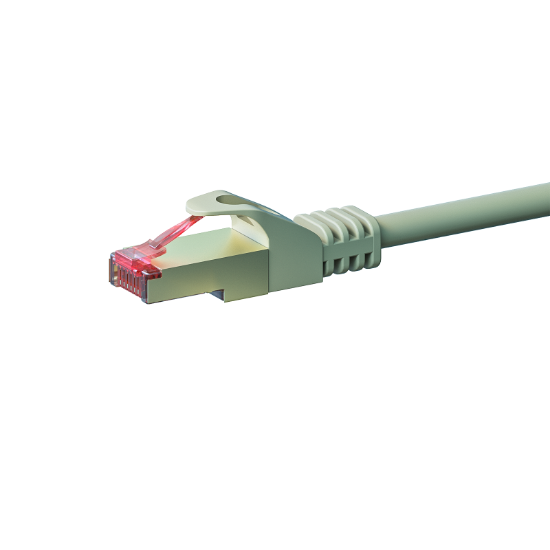 CAT 6 Netzwerkkabel LSOH - S/FTP - 1 Meter - Grau