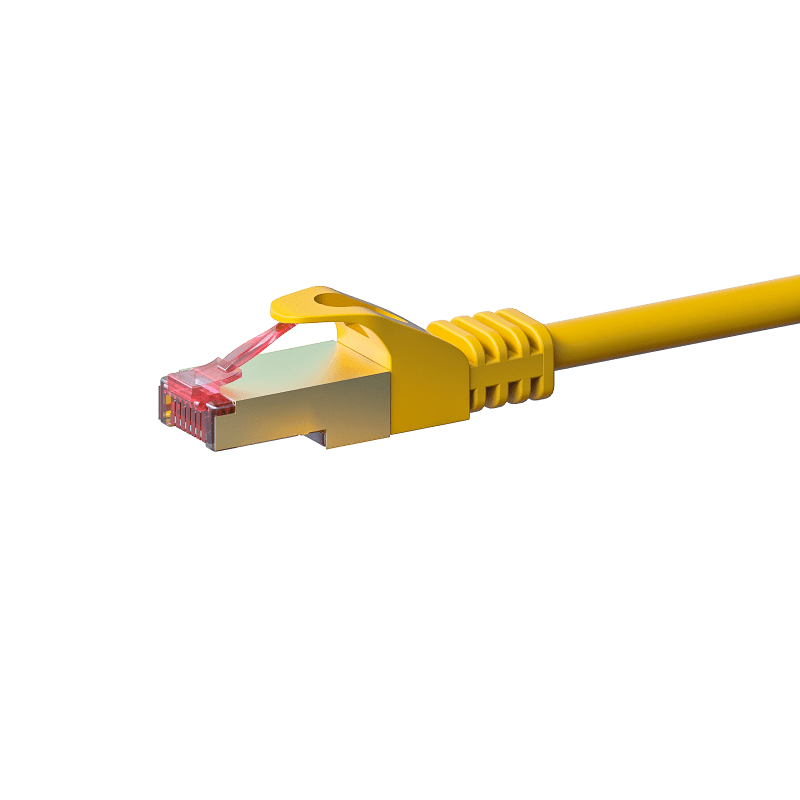 CAT 6 Netzwerkkabel LSOH - S/FTP - 0,25 Meter - Gelb