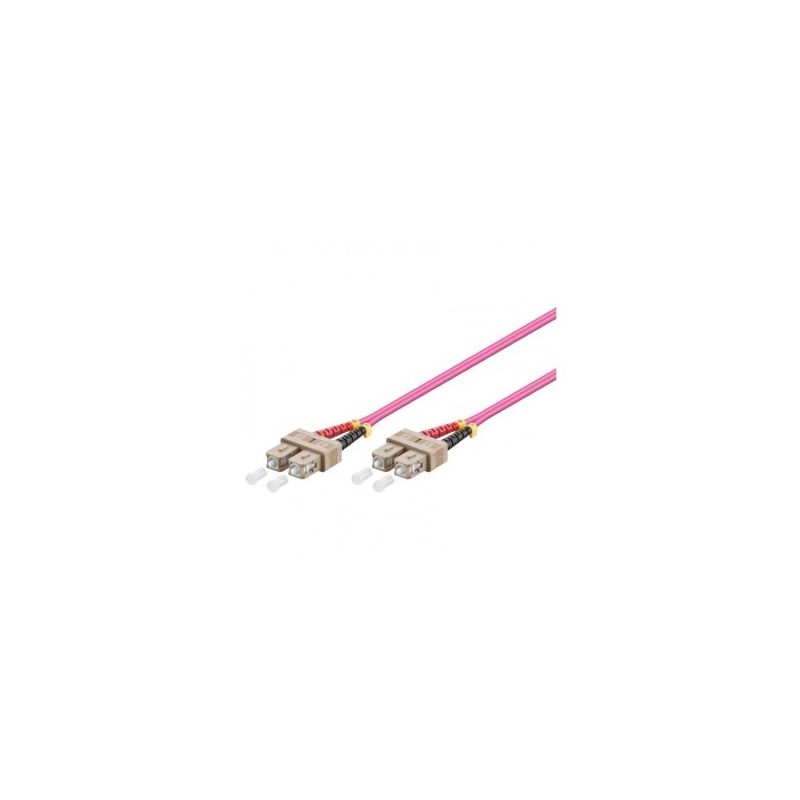 OM4 Duplex Glasfaserkabel SC-SC 1,50m