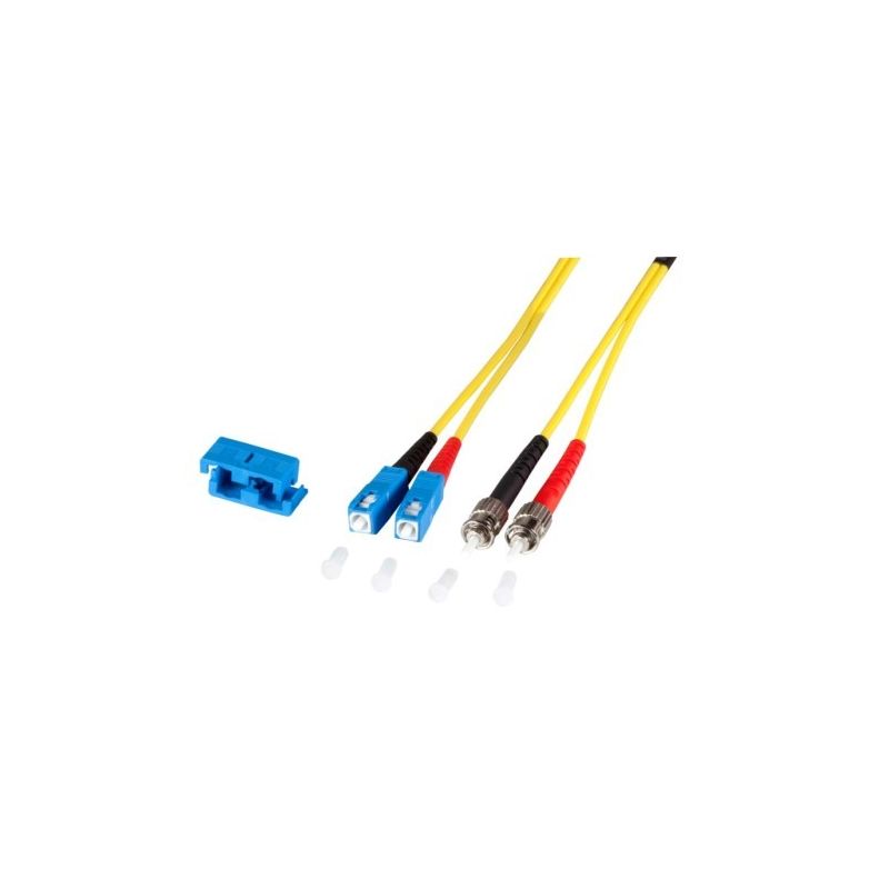 OS2 duplex Glasfaserkabel SC-ST 2m