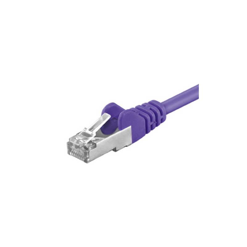 CAT 5e Netzwerkkabel F/UTP - 7,5 Meter - Violett