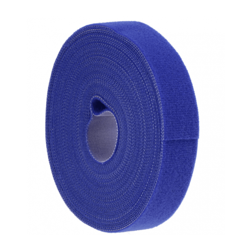 Klettverschluss  - 5 Meter - 9 mm breit - Blau