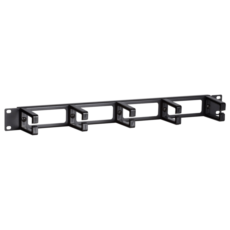 19 Zoll Kabelführungsleiste Kunststoff – 1 HE