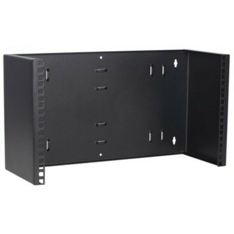 6 HE, 19” Montagerahmen für Wandbefestigungen ohne Schaniere - 180mm Tief
