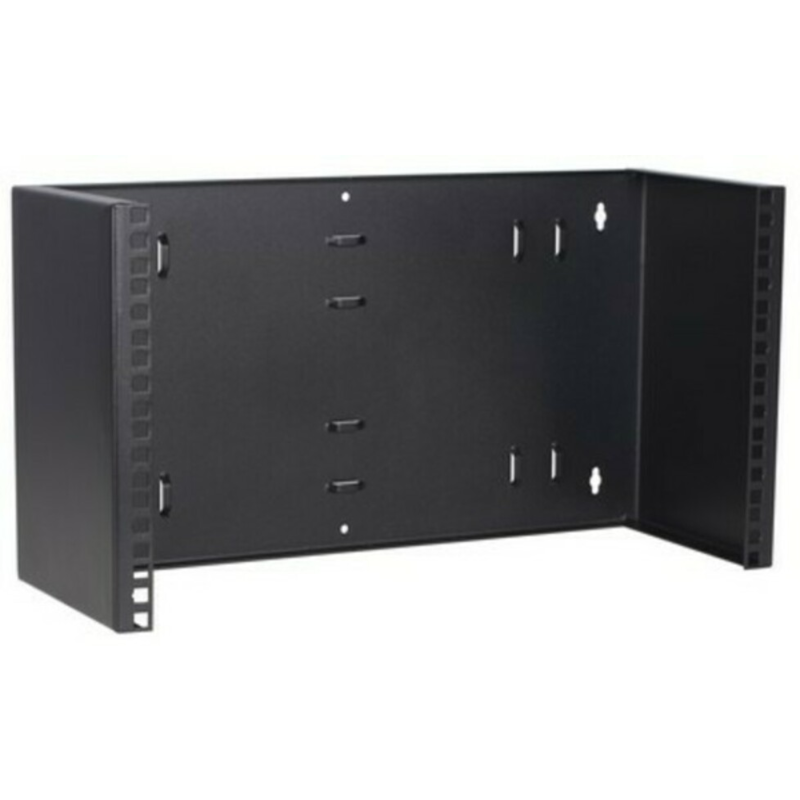 6 HE, 19” Montagerahmen für Wandbefestigungen ohne Schaniere - 180mm Tief
