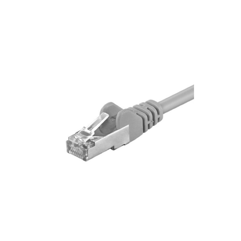 CAT 5e Netzwerkkabel F/UTP – 0,25 Meter -  Grau