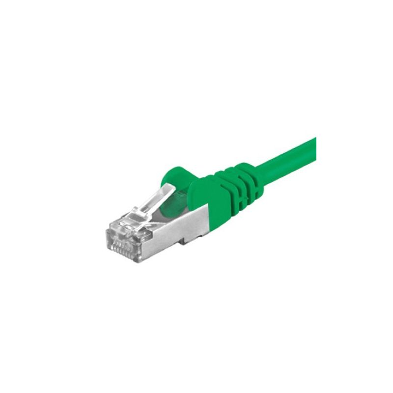 CAT 5e Netzwerkkabel F/UTP – 0,50 Meter -  Grün   