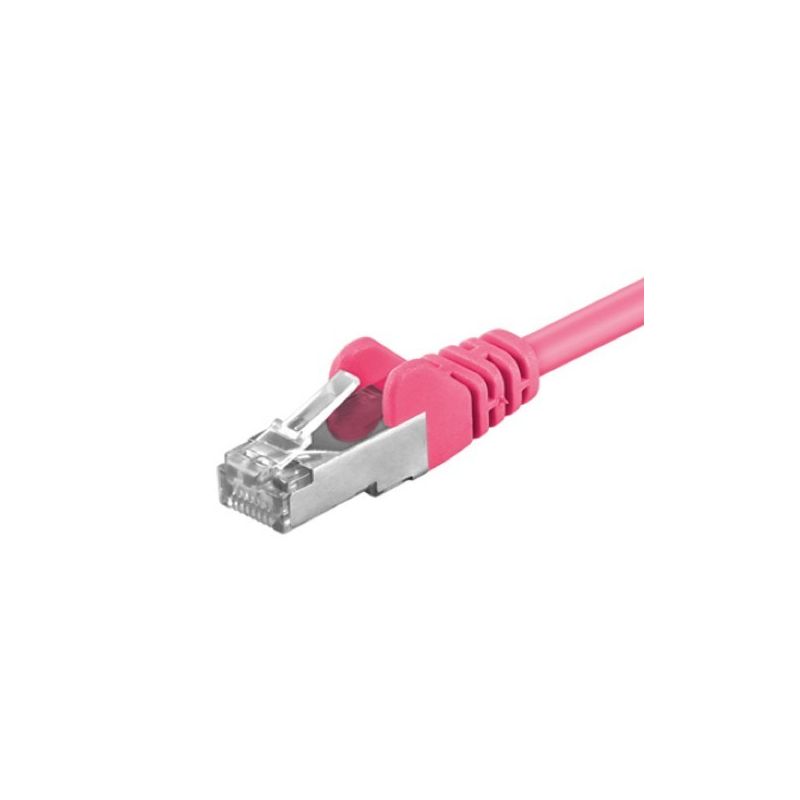 CAT 5e Netzwerkkabel F/UTP – 2 Meter -  Rosa
