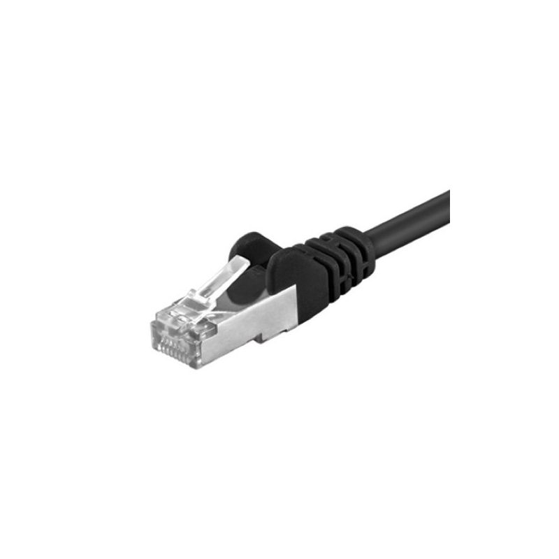 CAT 5e Netzwerkkabel F/UTP – 1 Meter -  Schwarz