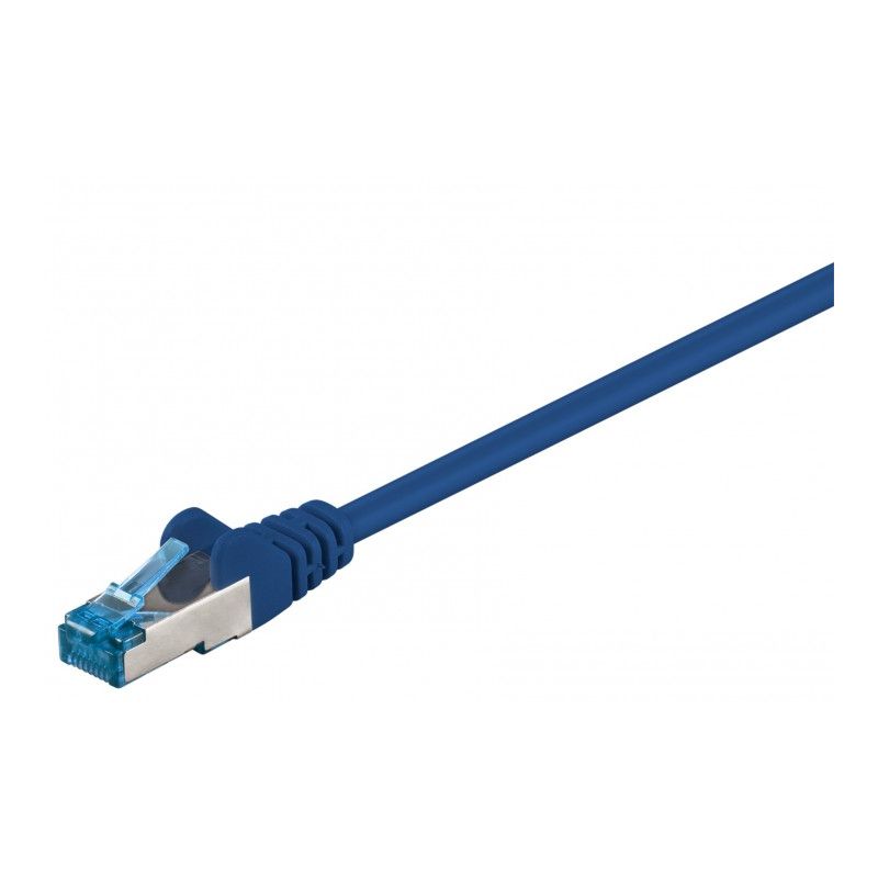 CAT 6a Netzwerkkabel LSOH - S/FTP - 3 Meter - Blau