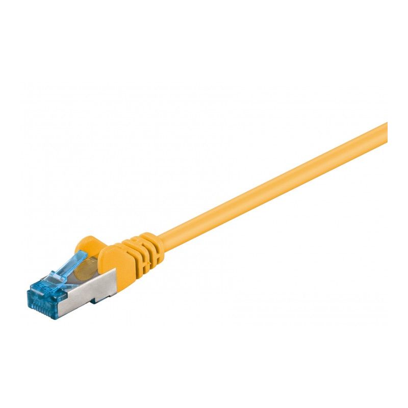 CAT 6a Netzwerkkabel LSOH - S/FTP - 15 Meter - Gelb