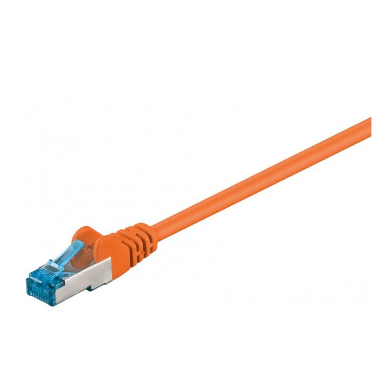 CAT 6a Netzwerkkabel LSOH - S/FTP - 2 Meter - Orange