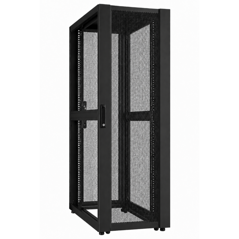 42 HE 19” Datacenter Serverschrank, mit perforierter Fronttür (BxTxH) 800 x 1200 x 2000mm
