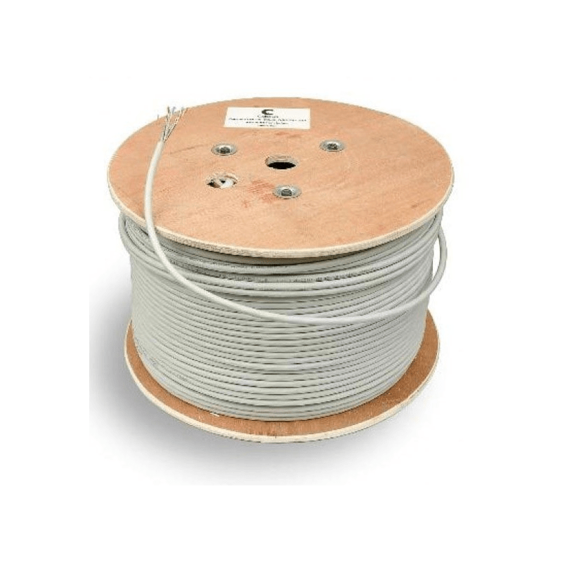 CAT 7 Belden Kabel - 4x2xAWG 24/1 - Starrleiter - 100% Kupfer - STP - 500 Meter - Grau