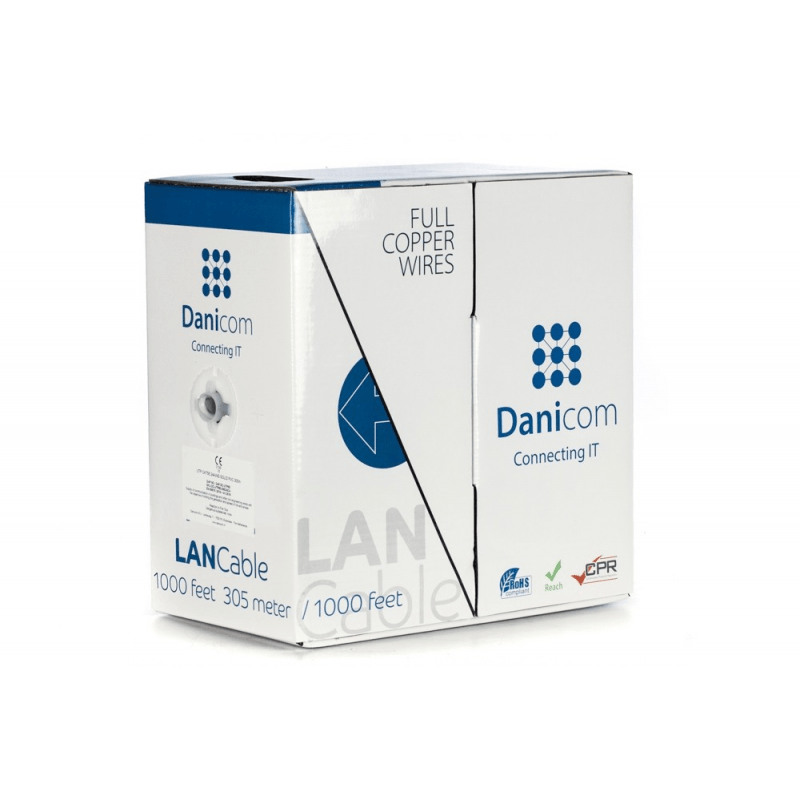 DANICOM CAT5E UTP 305m Starrleiter -  LSZH (Eca)