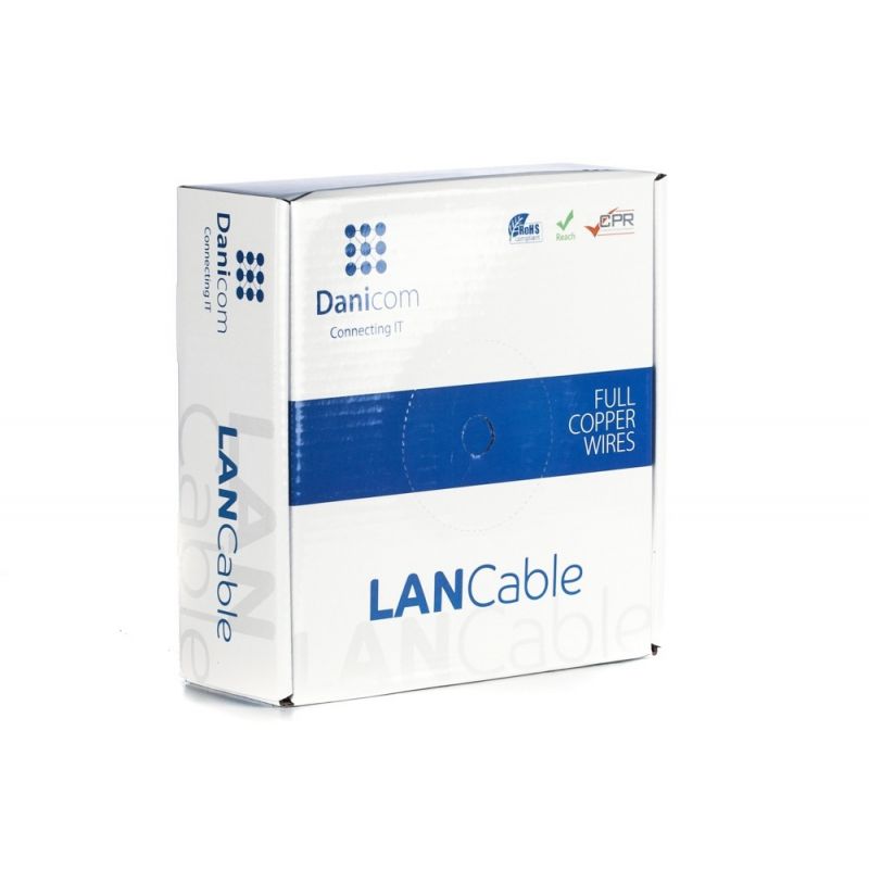 DANICOM CAT6A U/UTP 50m Starrleiter - LSZH (Eca)