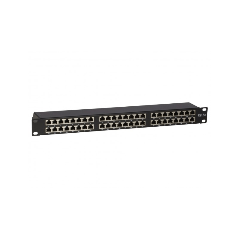Patchpanel 19" CAT5e FTP - 48 ports