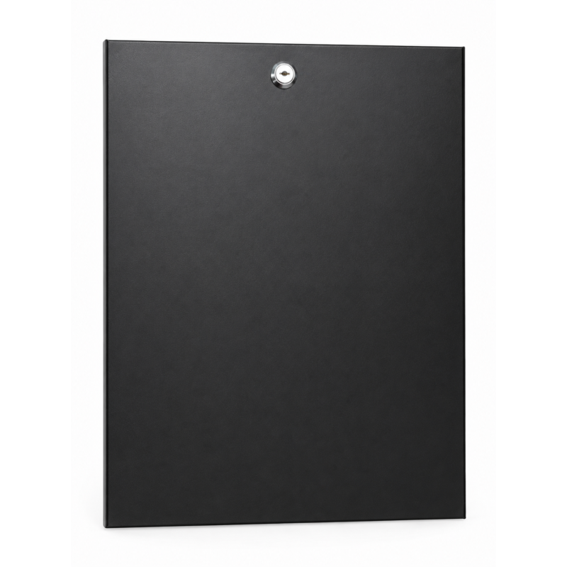 9 HE Metallseitenwand für 10" Servergehäuse - 450mm tief mit Schloss