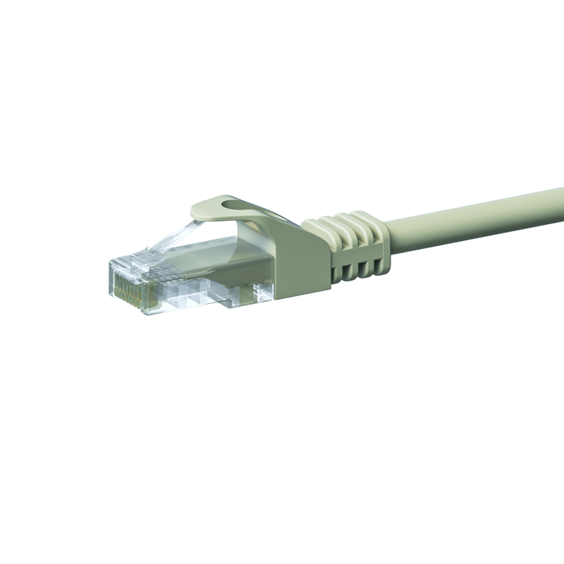 CAT 5e Netzwerkkabel U/UTP – 2 Meter - Grau - CCA