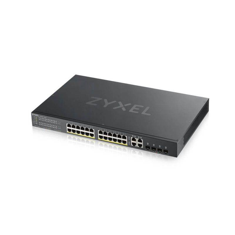 Zyxel 24-Ports GS1920 smart managed PoE+ Switch