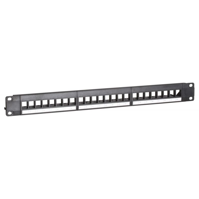 UTP Keystone-Patchpanel - 24 Ports Unbestückt 