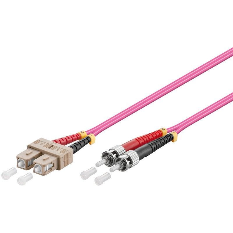 Glasfaserkabel SC-ST OM4 Duplex Patchkabel – 2 Meter