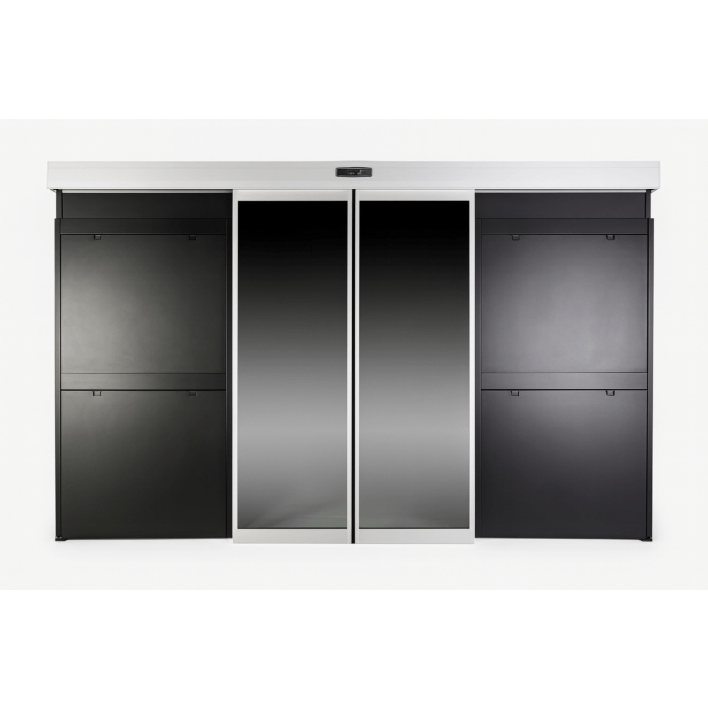 Datacenter-Schiebetüren, halbautomatische Bedienung 48U