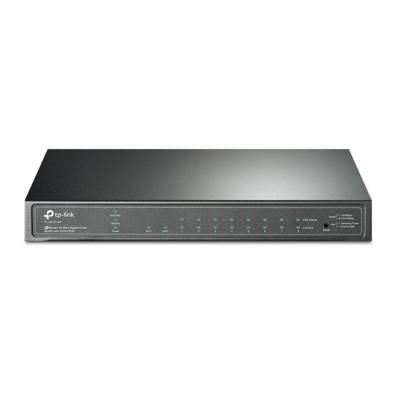 TP-Link 10-ports Jetstream managed PoE smart switch