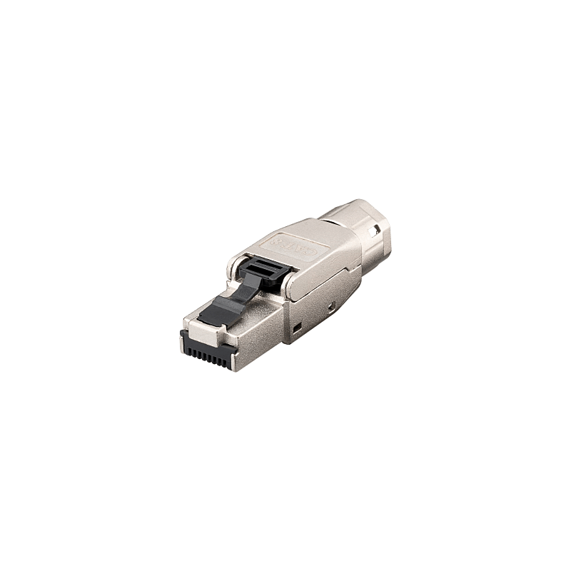 S/FTP CAT8 Toolless RJ45 Netzwerkstecker - für Starrleiter