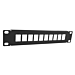 UTP Keystone-Patchpanel, 10 Ports Unbestückt