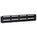 Patchpanel 19" CAT6 UTP - 48 ports